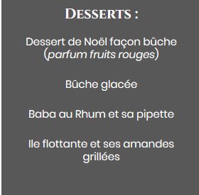 desserts de fête