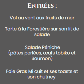 entrées de fête